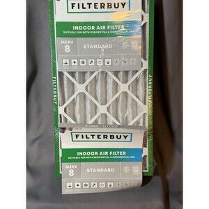 Filterbuy 14x25x2 AC Furnace Air Filters MERV 8 StandardDust Defense (Pack of 3)